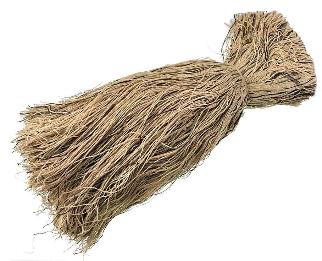 Camouflage Thread String Synthetic Material Yarn String Ghillie Suit Yarn to Build Your Own Layout Camouflage Ghillie Cape Hunting Gear Suit ，1 lb Bundle 20" Long (Desert Color Ib/Bundle)