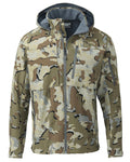 KUIU Guide PRO Hooded Jacket - Wind Resistant Water Repellent Soft-Shell Mountain Hunting Jacket with Adjustable Storm Hood and Enhanced Articulation
