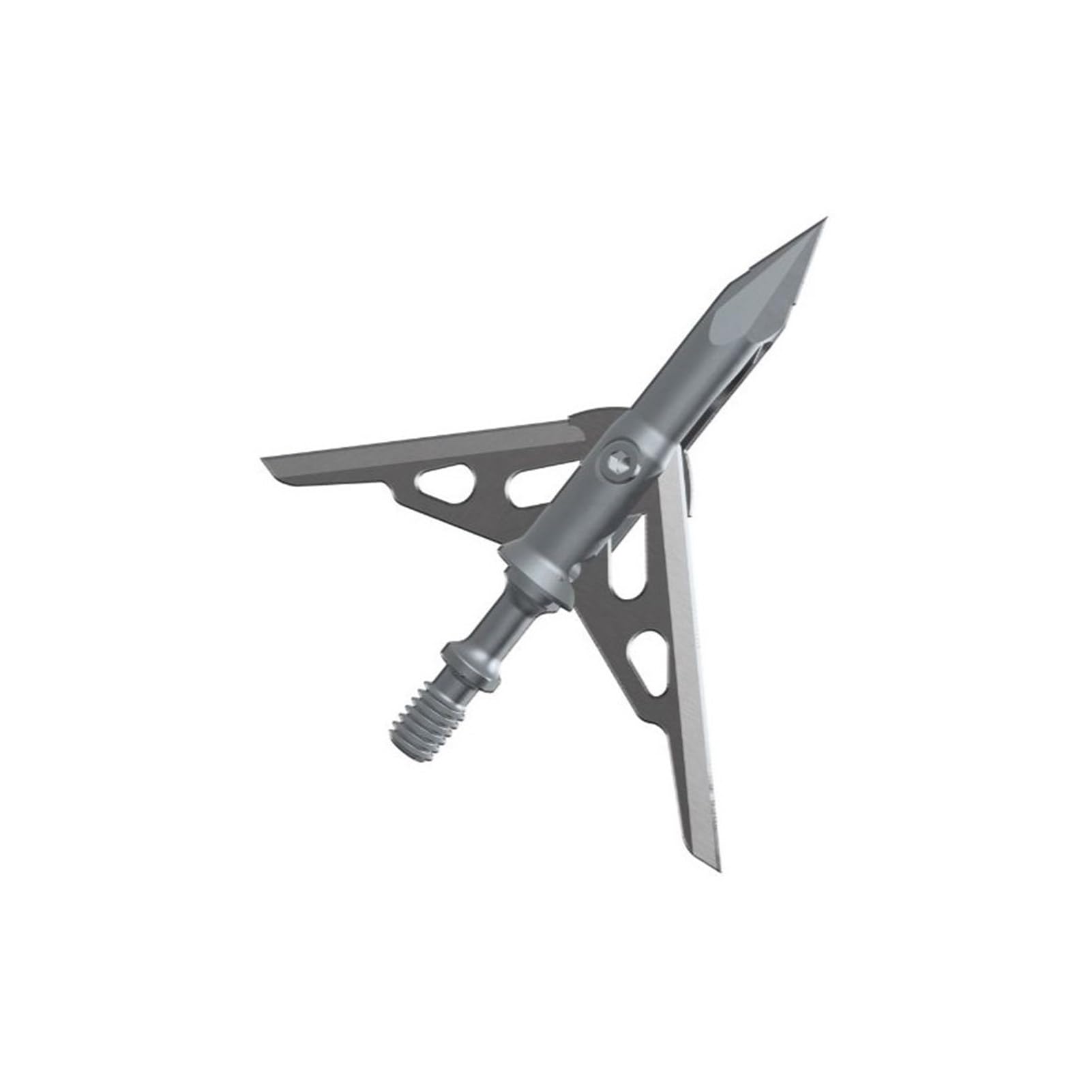 G5 T2 100-Grain 2-Blade Expandable Broadheads 3-Pack | Durable Steel Archery Broadheads with Large 2" Cutting Diameter & Socket-Lock Retention System