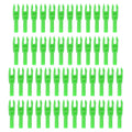 PATIKIL Archery Arrows Nocks 4.2mm 0.165" 50 Pack Insert Arrow Nock Replacement for Hunting Arrows Compound Bow Recurve Bow Green