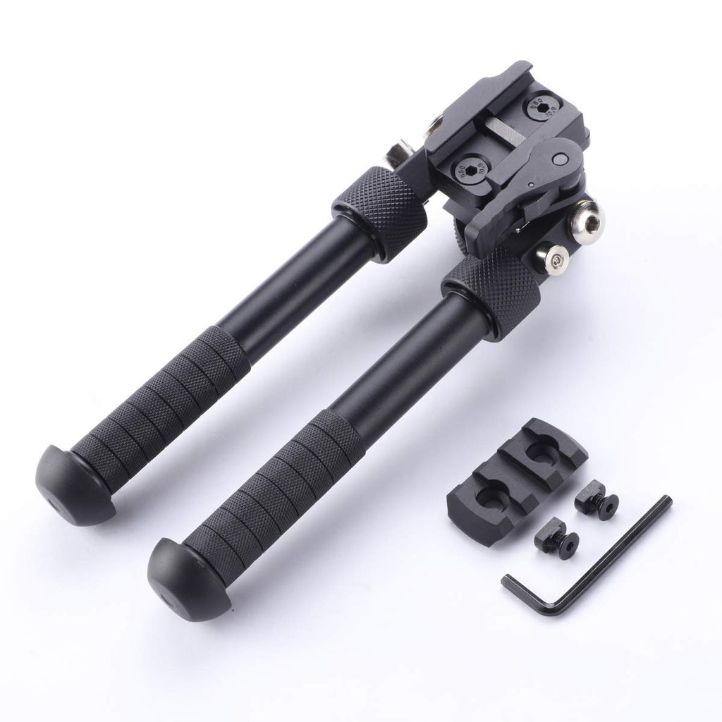 WOLTIS MLOK Bipod for Rifle - 4.75 to 9 Inch Adjustable M-LOK Bipod for Both M-Lok/Picatinny Rail System