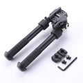 WOLTIS MLOK Bipod for Rifle - 4.75 to 9 Inch Adjustable M-LOK Bipod for Both M-Lok/Picatinny Rail System